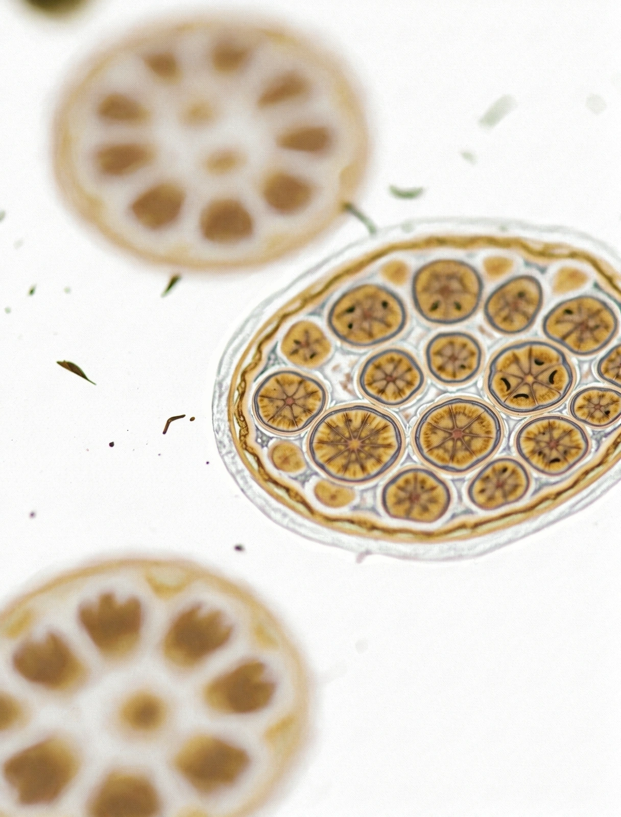 Structures botaniques microscopiques